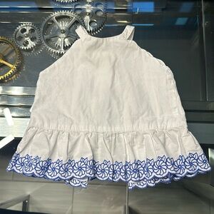 💙🤍Janie & Jack Scalloped Tank🤍💙